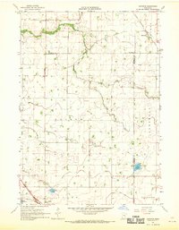 preview thumbnail of historical topo map of Faribault County, MN in 1967