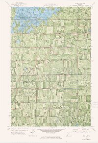 preview thumbnail of historical topo map of Marshall County, MN in 1973