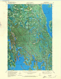 preview thumbnail of historical topo map of Itasca County, MN in 1971