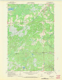 preview thumbnail of historical topo map of Aitkin County, MN in 1968
