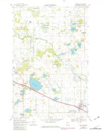 preview thumbnail of historical topo map of Polk County, MN in 1969