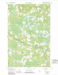 Download a high-resolution, GPS-compatible USGS topo map for Meadow Brook, MN (1986 edition)