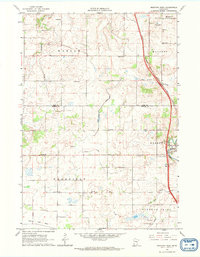 Download a high-resolution, GPS-compatible USGS topo map for Medford West, MN (1964 edition)