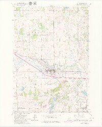 1965 Map of Melrose, 1980 Print