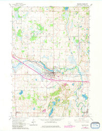 Download a high-resolution, GPS-compatible USGS topo map for Melrose, MN (1980 edition)