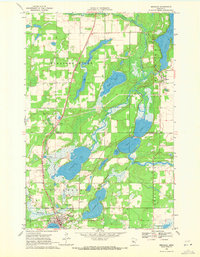 Download a high-resolution, GPS-compatible USGS topo map for Menahga, MN (1971 edition)