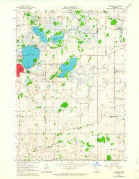 Download a high-resolution, GPS-compatible USGS topo map for Meriden, MN (1964 edition)