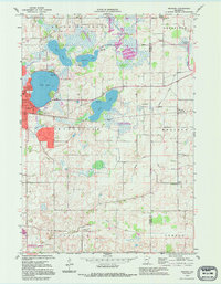 Download a high-resolution, GPS-compatible USGS topo map for Meriden, MN (1995 edition)