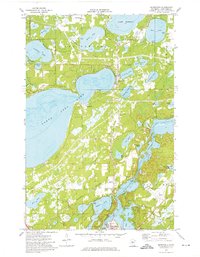Download a high-resolution, GPS-compatible USGS topo map for Merrifield, MN (1976 edition)