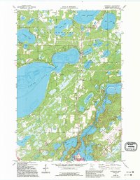 Download a high-resolution, GPS-compatible USGS topo map for Merrifield, MN (1995 edition)