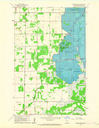 Download a high-resolution, GPS-compatible USGS topo map for Middle River SE, MN (1963 edition)