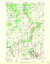 Download a high-resolution, GPS-compatible USGS topo map for Milaca, MN (1970 edition)