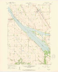 1958 Map of Milan, 1959 Print