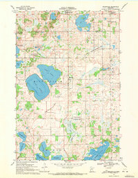 Download a high-resolution, GPS-compatible USGS topo map for Millerville, MN (1971 edition)