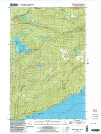 preview thumbnail of historical topo map of Cook County, MN in 1999