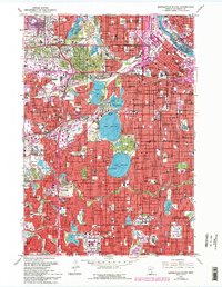 preview thumbnail of historical topo map of Hennepin County, MN in 1967