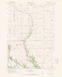 1965 Map of Minnesota Falls, 1967 Print