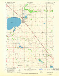 Download a high-resolution, GPS-compatible USGS topo map for Minnesota Lake, MN (1968 edition)