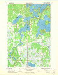 Download a high-resolution, GPS-compatible USGS topo map for Minnewawa, MN (1972 edition)