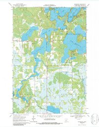 Download a high-resolution, GPS-compatible USGS topo map for Minnewawa, MN (1987 edition)