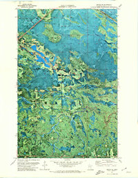 Download a high-resolution, GPS-compatible USGS topo map for Mizpah NE, MN (1974 edition)