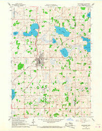 1966 Map of Montgomery, 1967 Print