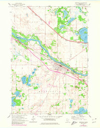 Download a high-resolution, GPS-compatible USGS topo map for Monticello, MN (1981 edition)