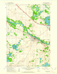 Download a high-resolution, GPS-compatible USGS topo map for Monticello, MN (1963 edition)