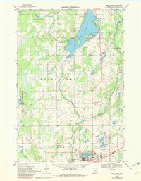 1968 Map of Mora, MN, 1982 Print