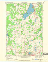 1968 Map of Mora, MN, 1970 Print