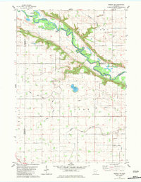Download a high-resolution, GPS-compatible USGS topo map for Morgan NE, MN (1983 edition)