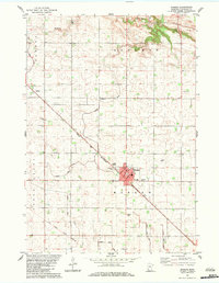 preview thumbnail of historical topo map of Morgan, MN in 1983