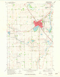 1973 Map of Morris, 1975 Print