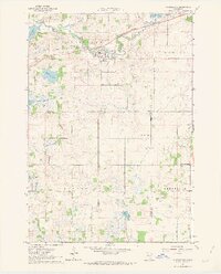 1962 Map of Morristown, 1963 Print
