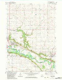 preview thumbnail of historical topo map of Morton, MN in 1983