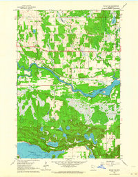 preview thumbnail of historical topo map of Morrison County, MN in 1963