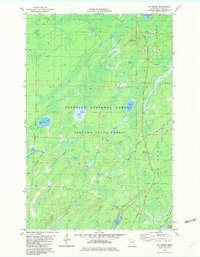 Download a high-resolution, GPS-compatible USGS topo map for Mt Weber, MN (1982 edition)