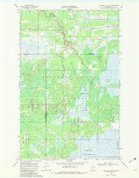 Download a high-resolution, GPS-compatible USGS topo map for Mulligan Lake NE, MN (1982 edition)