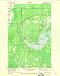 Download a high-resolution, GPS-compatible USGS topo map for Mulligan Lake NW, MN (1971 edition)