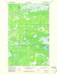 Download a high-resolution, GPS-compatible USGS topo map for Mulligan Lake, MN (1981 edition)