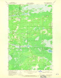 Download a high-resolution, GPS-compatible USGS topo map for Mulligan Lake, MN (1971 edition)