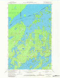 Download a high-resolution, GPS-compatible USGS topo map for Munker Island, MN (1984 edition)