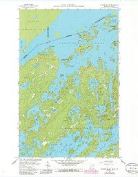 Download a high-resolution, GPS-compatible USGS topo map for Munker Island, MN (1986 edition)