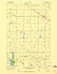 Download a high-resolution, GPS-compatible USGS topo map for Murdock, MN (1959 edition)