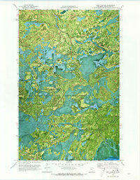 Download a high-resolution, GPS-compatible USGS topo map for Nett Lake NW, MN (1973 edition)