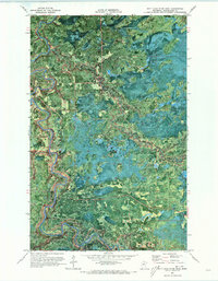 Download a high-resolution, GPS-compatible USGS topo map for Nett Lake River West, MN (1973 edition)