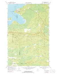 Download a high-resolution, GPS-compatible USGS topo map for Nett Lake, MN (1991 edition)