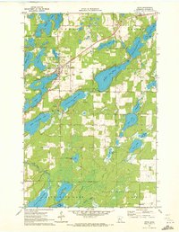 Download a high-resolution, GPS-compatible USGS topo map for Nevis, MN (1972 edition)