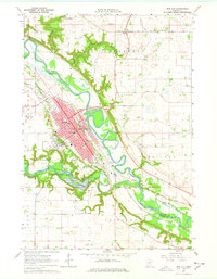 1964 Map of New Ulm, MN, 1978 Print