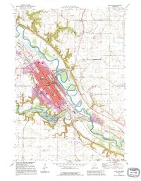 Download a high-resolution, GPS-compatible USGS topo map for New Ulm, MN (1995 edition)